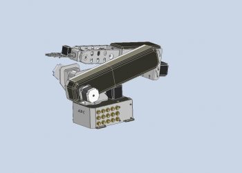 Robot 6 trục full kim loại phục vụ diy, nghiên cứu